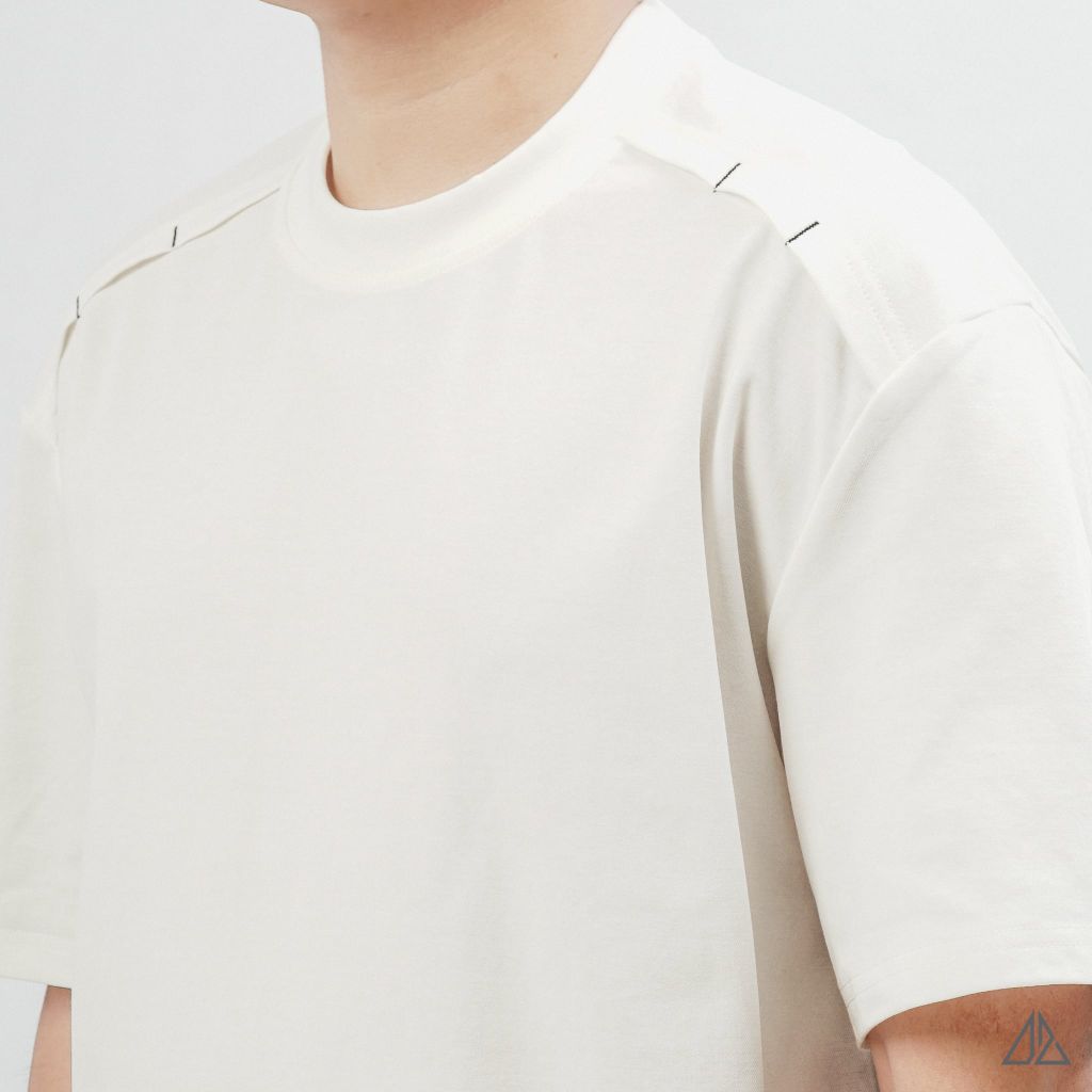Áo Thun Nam D2SHOP phối viền chỉ vai, vải Premium Cotton B-B8003