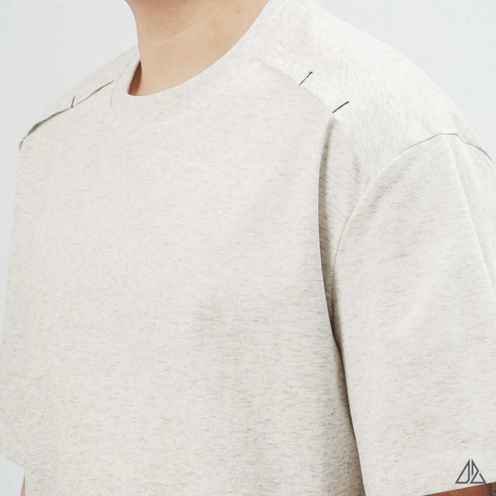 Áo Thun Nam D2SHOP phối viền chỉ vai, vải Premium Cotton B-B8003