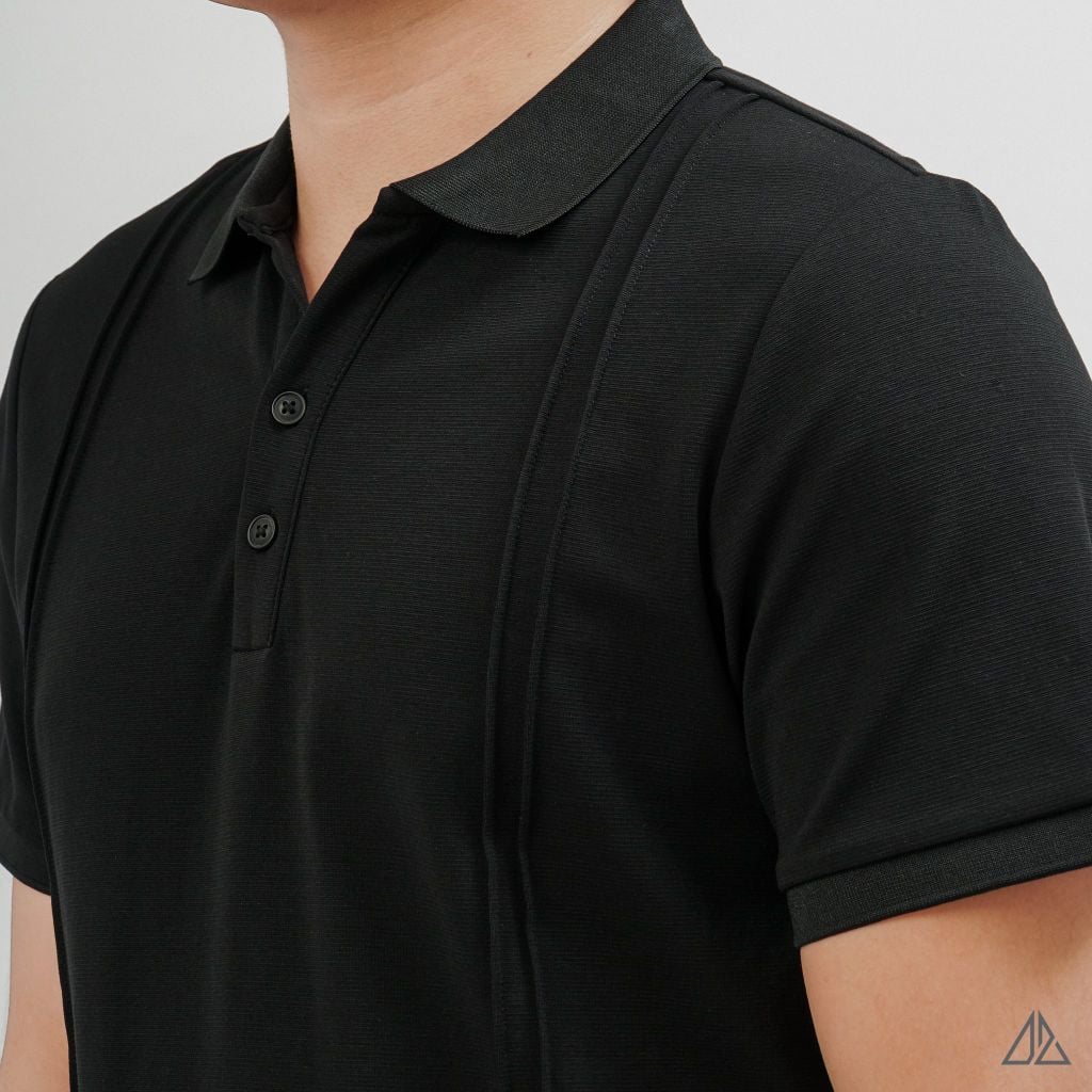Áo Polo Nam D2SHOP rã cúp dọc, vải Premium Pique B-B99005