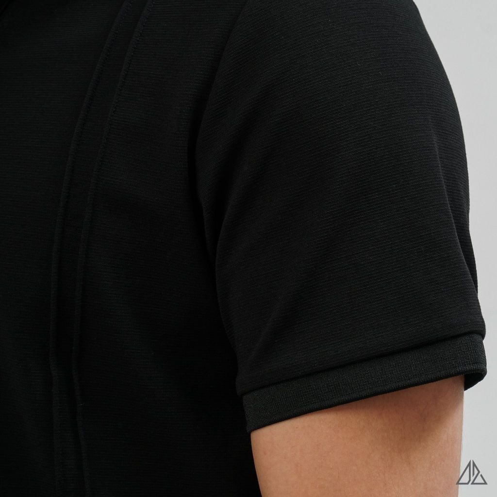 Áo Polo Nam D2SHOP rã cúp dọc, vải Premium Pique B-B99005