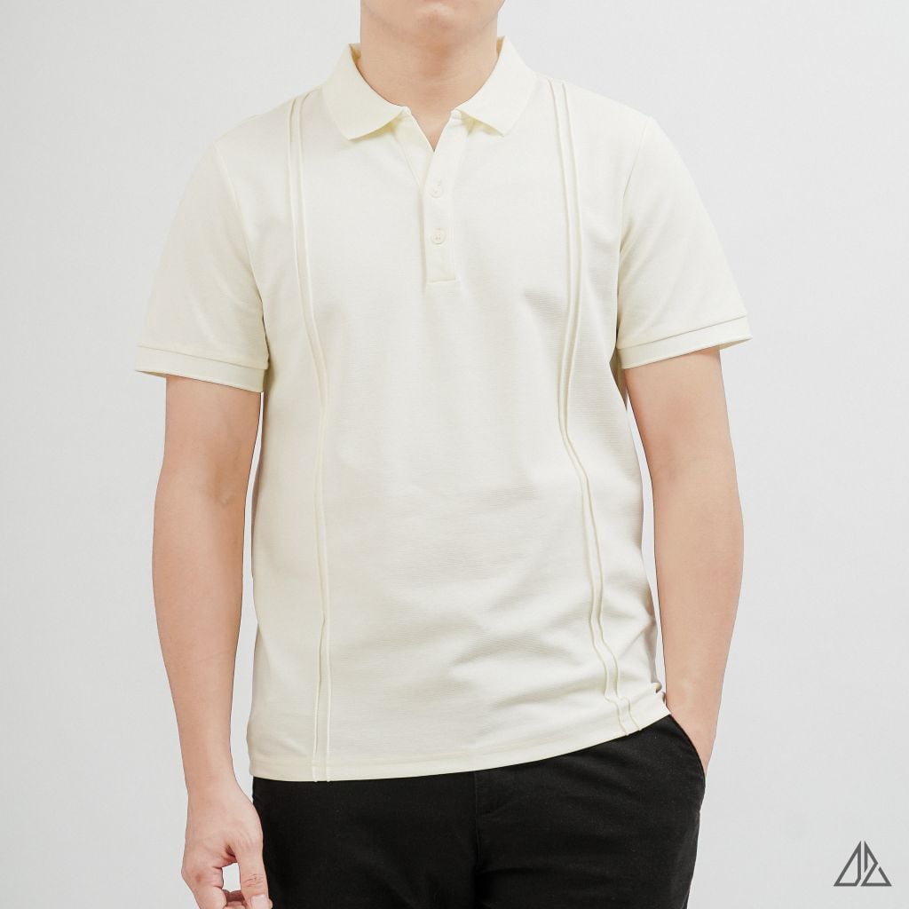 Áo Polo Nam D2SHOP rã cúp dọc, vải Premium Pique B-B99005