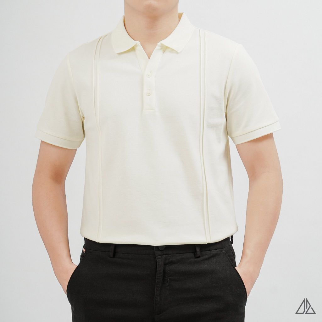 Áo Polo Nam D2SHOP rã cúp dọc, vải Premium Pique B-B99005