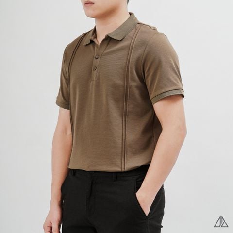 Áo Polo Nam D2SHOP rã cúp dọc, vải Premium Pique B-B99005