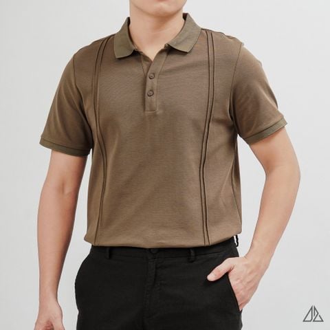Áo Polo Nam D2SHOP rã cúp dọc, vải Premium Pique B-B99005
