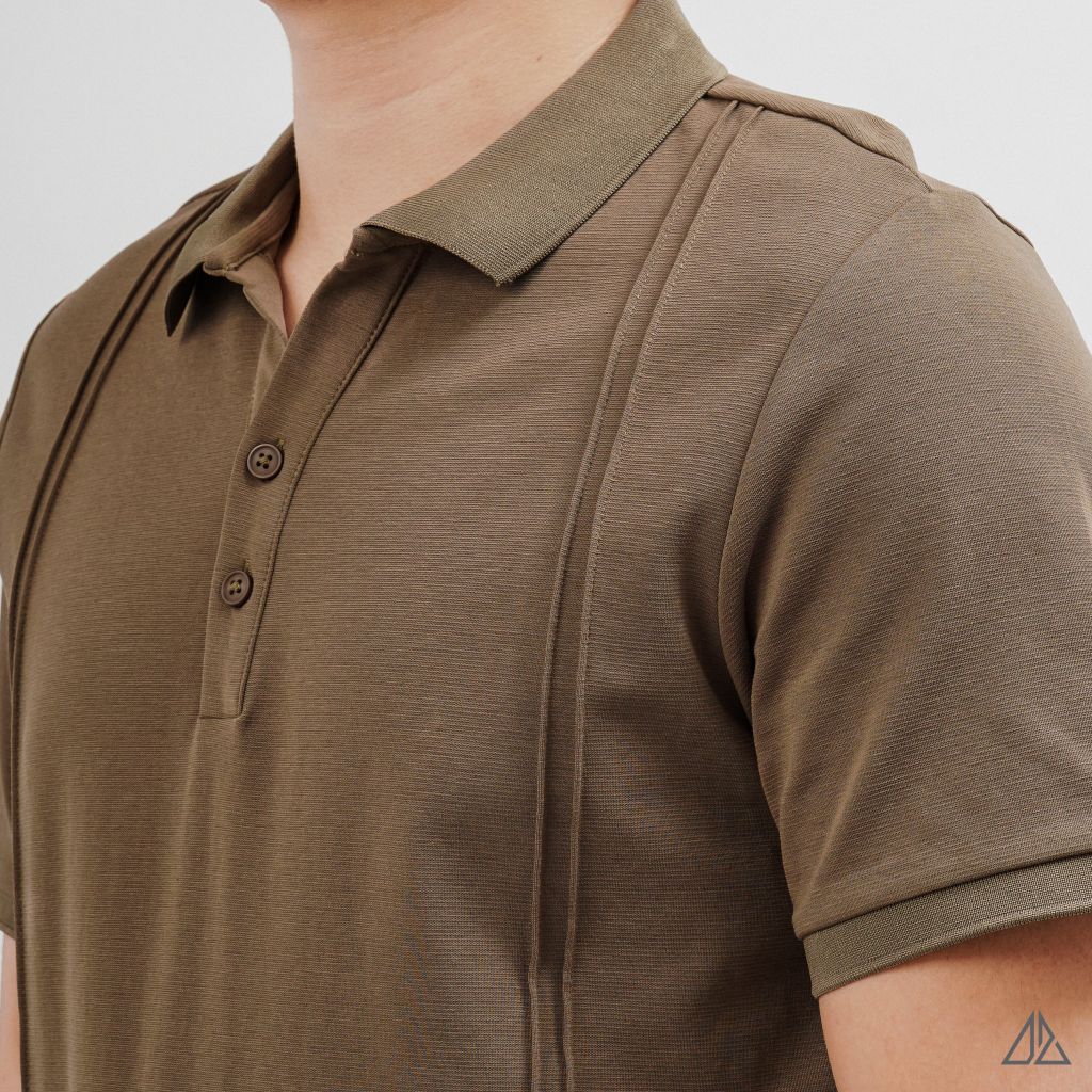 Áo Polo Nam D2SHOP rã cúp dọc, vải Premium Pique B-B99005