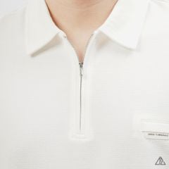 Áo Polo Nam D2SHOP cổ Zip, vải Flex Pique Blend B-B99003