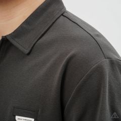 Áo Polo Nam D2SHOP cổ Zip, vải Flex Pique Blend B-B99003