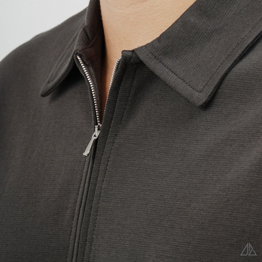 Áo Polo Nam D2SHOP cổ Zip, vải Flex Pique Blend B-B99003