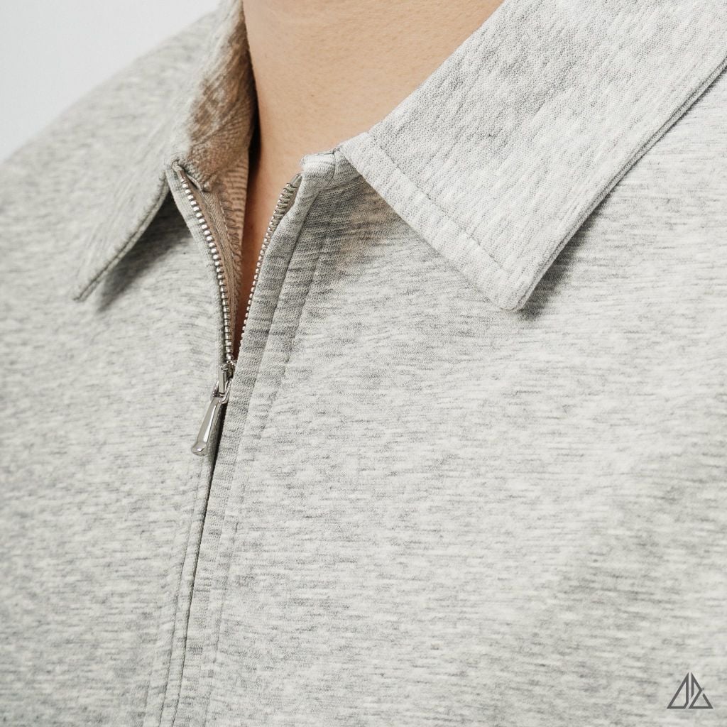 Áo Polo Nam D2SHOP cổ Zip, vải Flex Pique Blend B-B99003