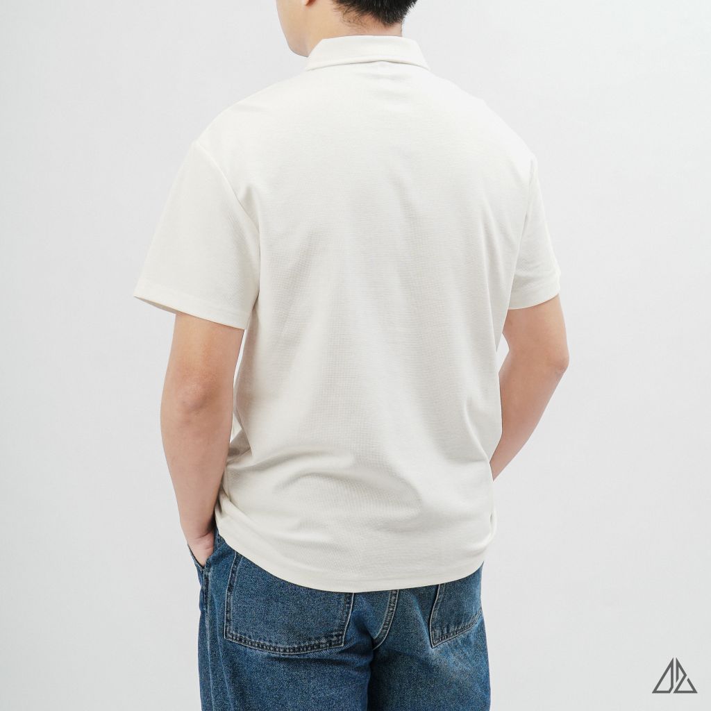Áo Polo Nam D2SHOP tay raglan may nổi B-B99007