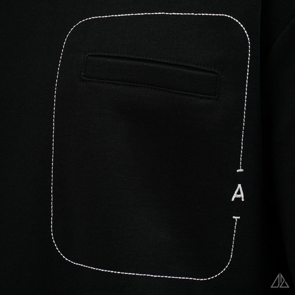 Áo Thun Nam D2SHOP may viền chỉ túi A,  vải Premium Cotton B-F8774