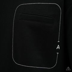 Áo Thun Nam D2SHOP may viền chỉ túi A,  vải Premium Cotton B-F8774