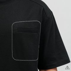 Áo Thun Nam D2SHOP may viền chỉ túi A,  vải Premium Cotton B-F8774