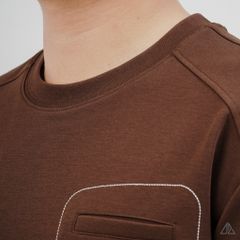 Áo Thun Nam D2SHOP may viền chỉ túi A,  vải Premium Cotton B-F8774