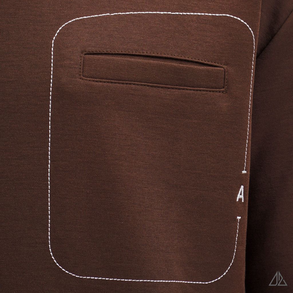 Áo Thun Nam D2SHOP may viền chỉ túi A,  vải Premium Cotton B-F8774