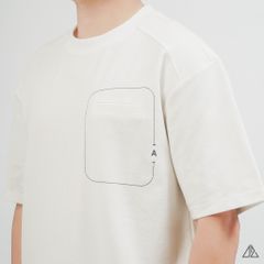 Áo Thun Nam D2SHOP may viền chỉ túi A,  vải Premium Cotton B-F8774