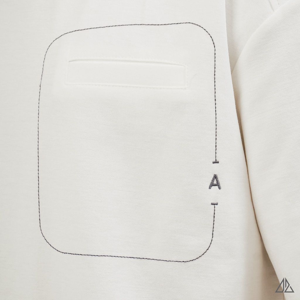 Áo Thun Nam D2SHOP may viền chỉ túi A,  vải Premium Cotton B-F8774