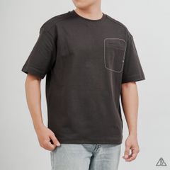 Áo Thun Nam D2SHOP may viền chỉ túi A,  vải Premium Cotton B-F8774