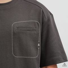 Áo Thun Nam D2SHOP may viền chỉ túi A,  vải Premium Cotton B-F8774