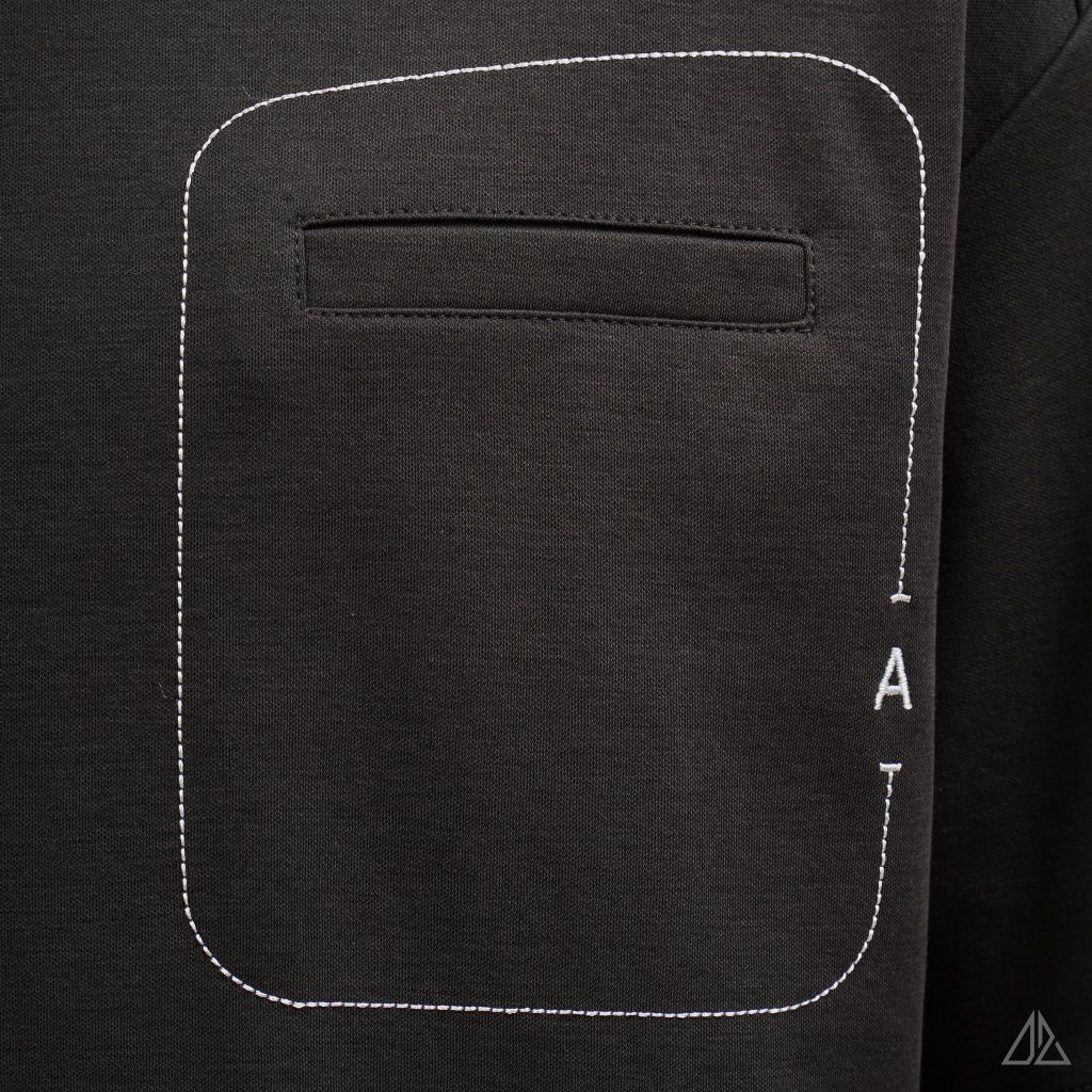 Áo Thun Nam D2SHOP may viền chỉ túi A,  vải Premium Cotton B-F8774