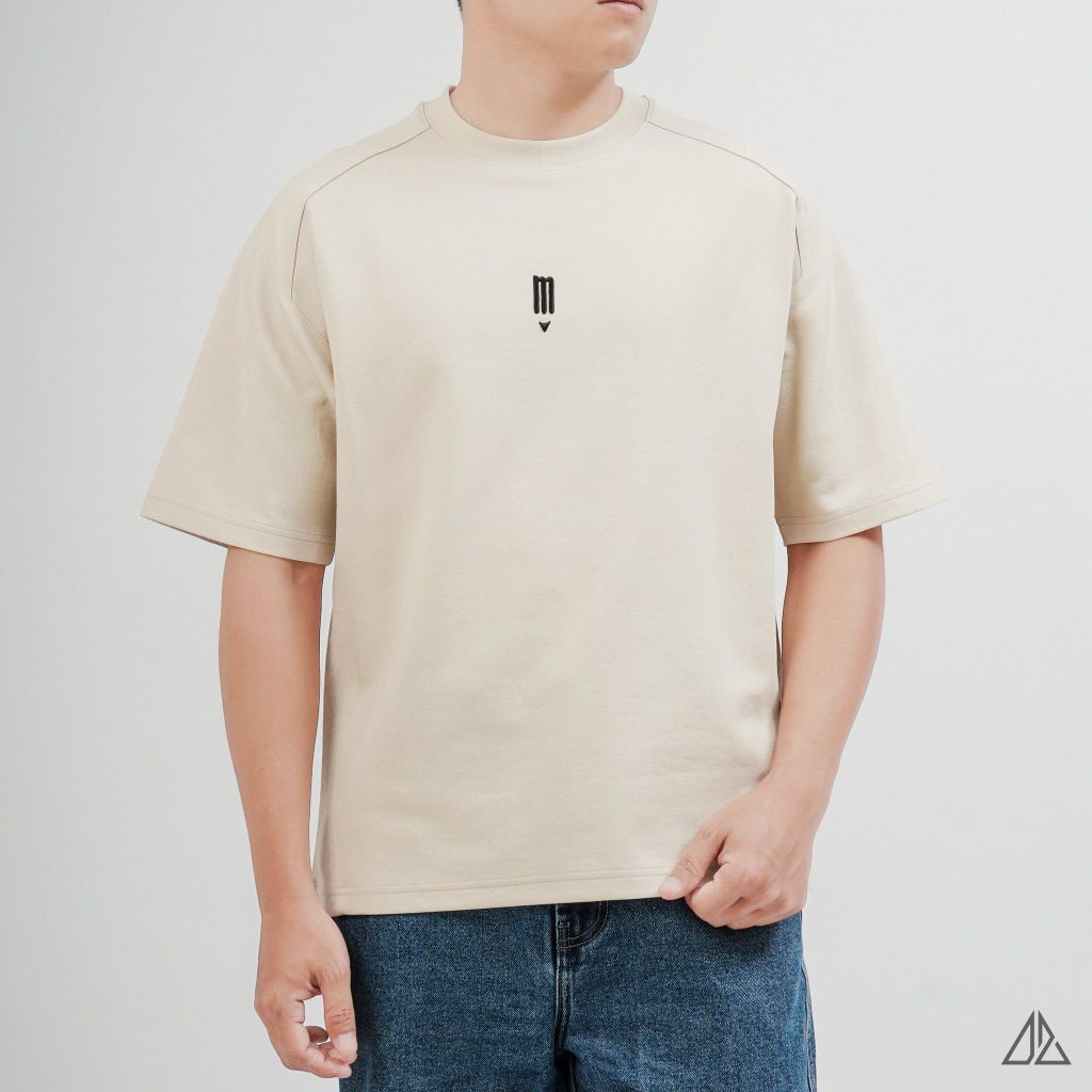 Áo Thun Nam D2SHOP tay áo raglan thêu M, vải Premium Cotton dày dặn B-F8802