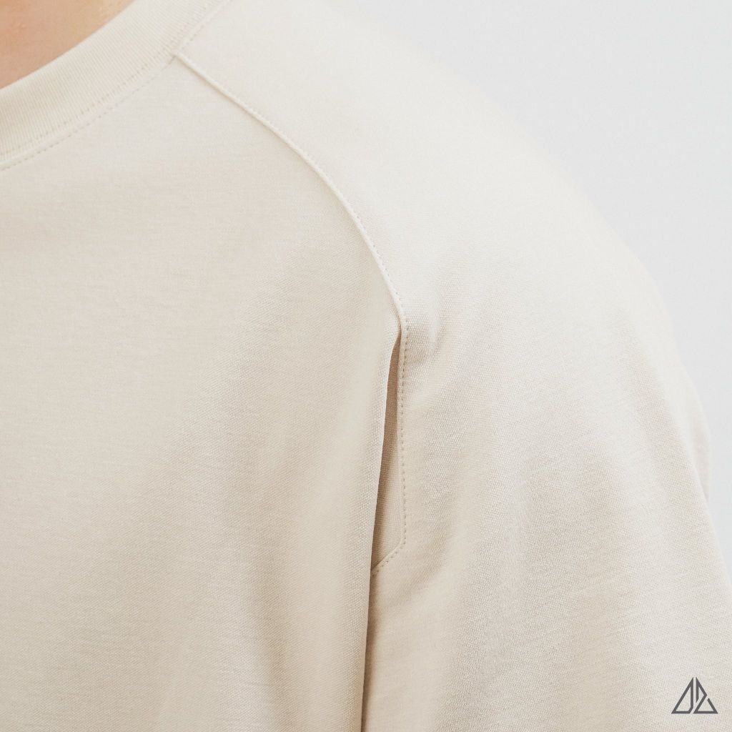 Áo Thun Nam D2SHOP tay áo raglan thêu M, vải Premium Cotton dày dặn B-F8802