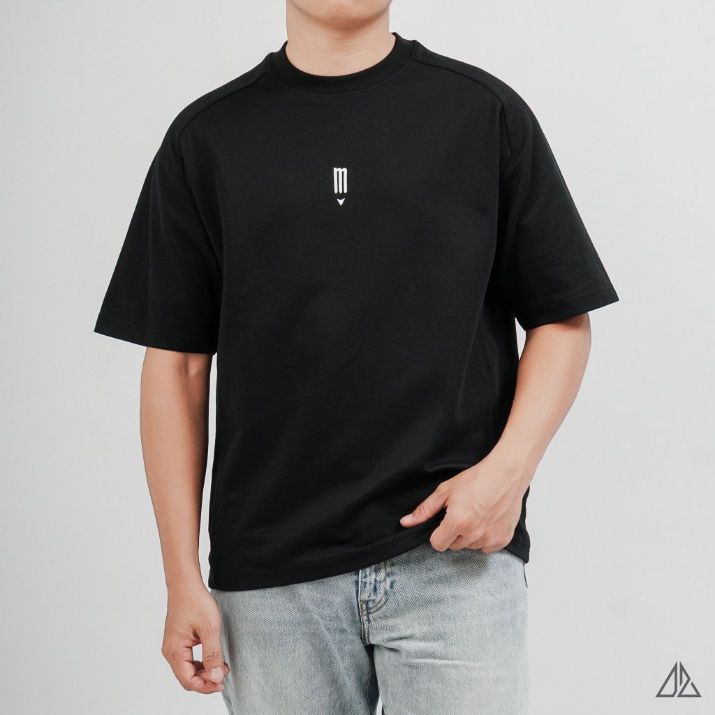 Áo Thun Nam D2SHOP tay áo raglan thêu M, vải Premium Cotton dày dặn B-F8802
