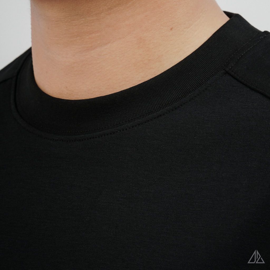 Áo Thun Nam D2SHOP tay áo raglan thêu M, vải Premium Cotton dày dặn B-F8802