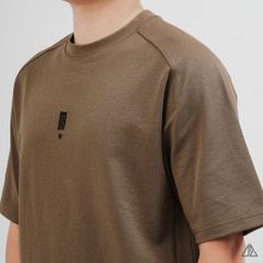 Áo Thun Nam D2SHOP tay áo raglan thêu M, vải Premium Cotton dày dặn B-F8802