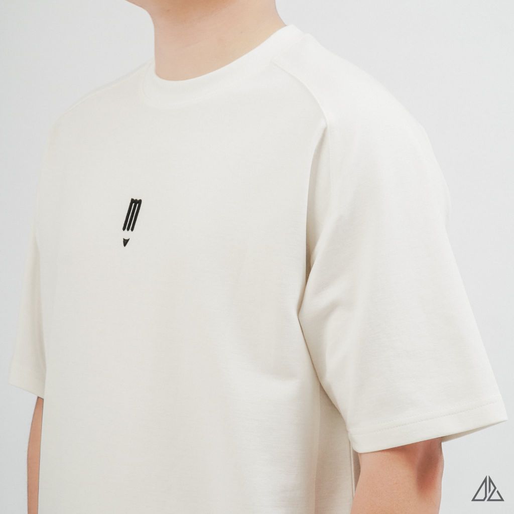 Áo Thun Nam D2SHOP tay áo raglan thêu M, vải Premium Cotton dày dặn B-F8802