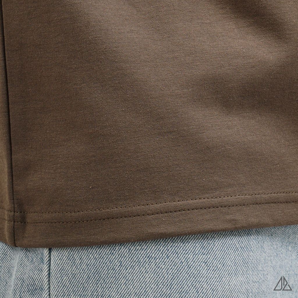 Áo Thun Nam D2SHOP giả cổ Henley , vải Premium Cotton B-F8809