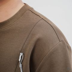 Áo Thun Nam D2SHOP giả cổ Henley , vải Premium Cotton B-F8809