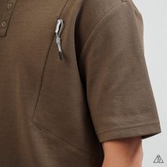 Áo Thun Nam D2SHOP giả cổ Henley , vải Premium Cotton B-F8809