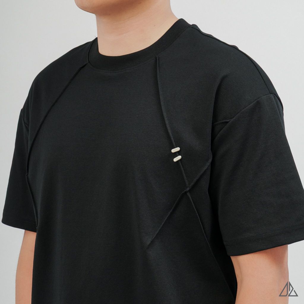 Áo Thun Nam D2SHOP may rã cúp đính khuy kim loại, vải Hybrid Cotton Blend  B-N5088