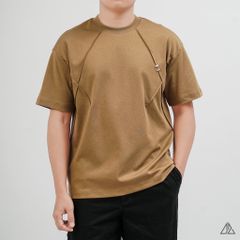 Áo Thun Nam D2SHOP may rã cúp đính khuy kim loại, vải Hybrid Cotton Blend  B-N5088