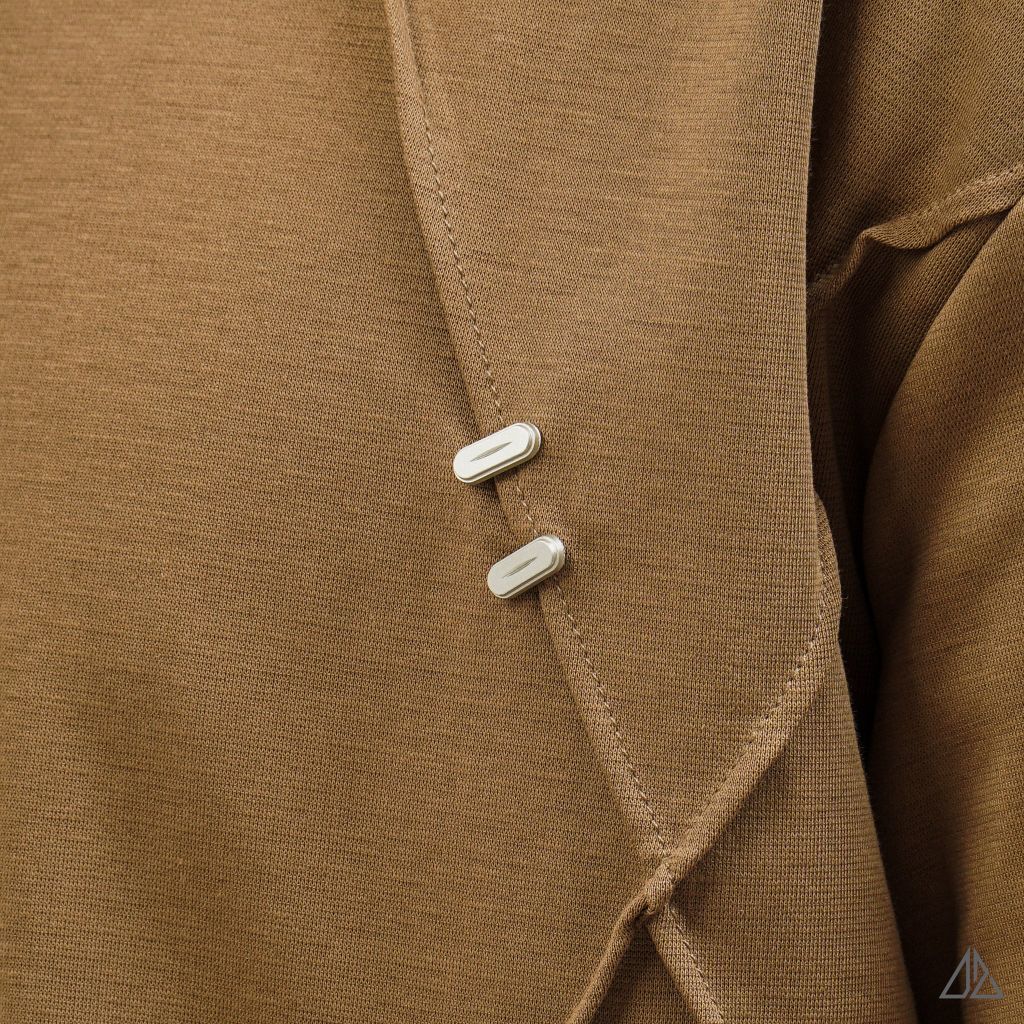 Áo Thun Nam D2SHOP may rã cúp đính khuy kim loại, vải Hybrid Cotton Blend  B-N5088