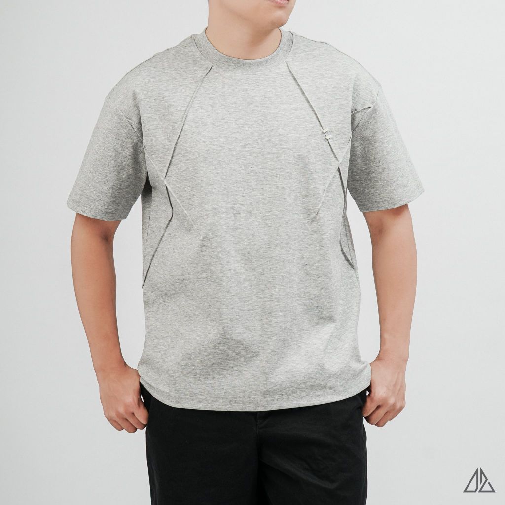 Áo Thun Nam D2SHOP may rã cúp đính khuy kim loại, vải Hybrid Cotton Blend  B-N5088