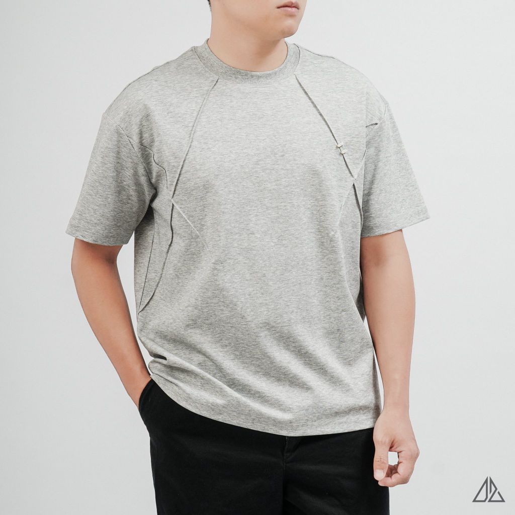 Áo Thun Nam D2SHOP may rã cúp đính khuy kim loại, vải Hybrid Cotton Blend  B-N5088