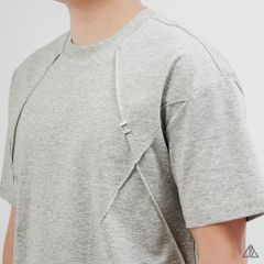 Áo Thun Nam D2SHOP may rã cúp đính khuy kim loại, vải Hybrid Cotton Blend  B-N5088