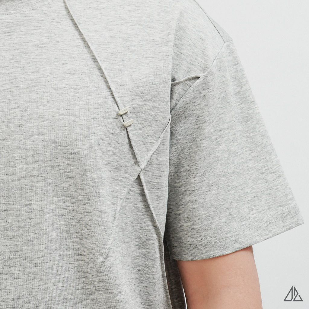 Áo Thun Nam D2SHOP may rã cúp đính khuy kim loại, vải Hybrid Cotton Blend  B-N5088