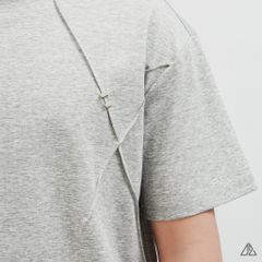 Áo Thun Nam D2SHOP may rã cúp đính khuy kim loại, vải Hybrid Cotton Blend  B-N5088