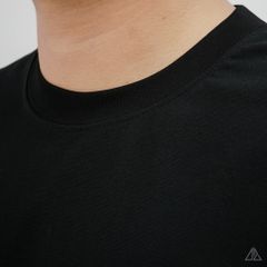 Áo Thun Nam D2SHOP thêu patch SOLID, vải Hybrid Cotton Blend B-N5092