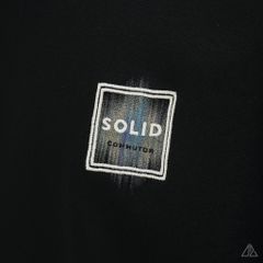 Áo Thun Nam D2SHOP thêu patch SOLID, vải Hybrid Cotton Blend B-N5092