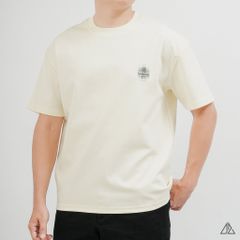 Áo Thun Nam D2SHOP thêu patch SOLID, vải Hybrid Cotton Blend B-N5092