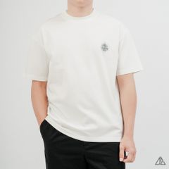 Áo Thun Nam D2SHOP thêu patch SOLID, vải Hybrid Cotton Blend B-N5092