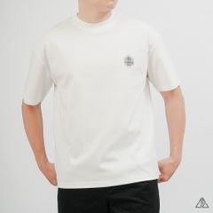 Áo Thun Nam D2SHOP thêu patch SOLID, vải Hybrid Cotton Blend B-N5092