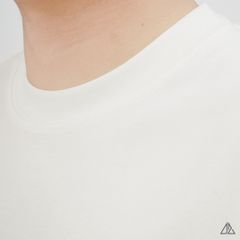 Áo Thun Nam D2SHOP thêu patch SOLID, vải Hybrid Cotton Blend B-N5092