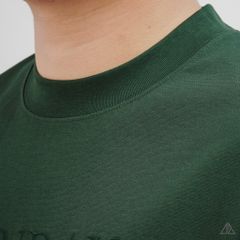 Áo Thun Nam D2SHOP in hình thêu chữ MONDAY ROUTINES, vải Hybrid Cotton B-N5097