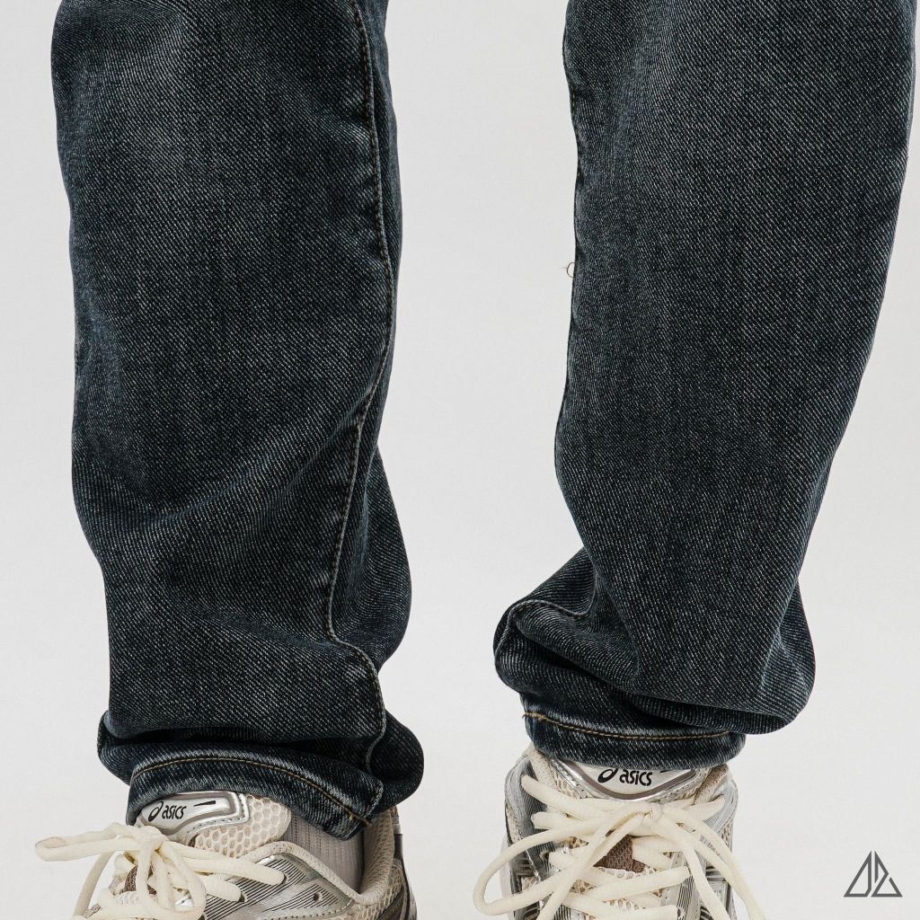 Quần Jean Slim Fit Nam D2SHOP MAGICALN co giãn, màu xanh đậm wash  J-6581