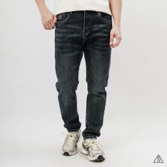 Quần Jean Slim Fit Nam D2SHOP MAGICALN co giãn, màu xanh đậm wash  J-6581